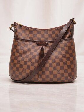 Authentic Louis Vuitton Bloomsbury PM Damier Ebene Crossbody LV Bag